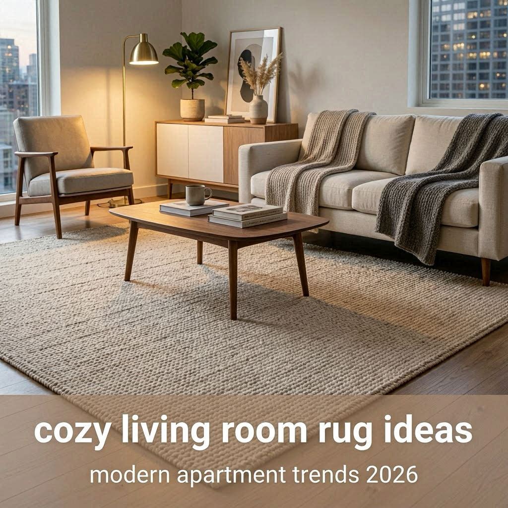 Best Cozy Living Room Rug Ideas for Modern Apartments in 2026