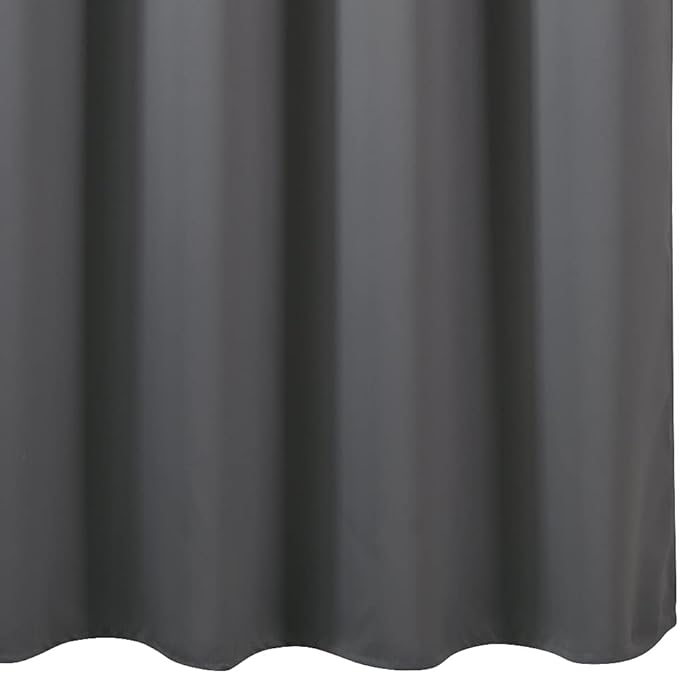 LEMOMO Frost Grey Blackout Curtains 34 x 84 Inch Length/Set of 2 Curtain Panels/Thermal Insulated Room Darkening Blackout Curtains for Bedroom