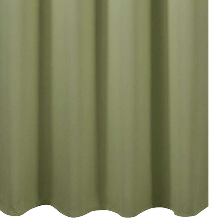 LEMOMO Blackout Curtains 66 x 95 inch/Sage Green Curtains Set of 2 Panels/Thermal Insulated Room Darkening Bedroom Curtains