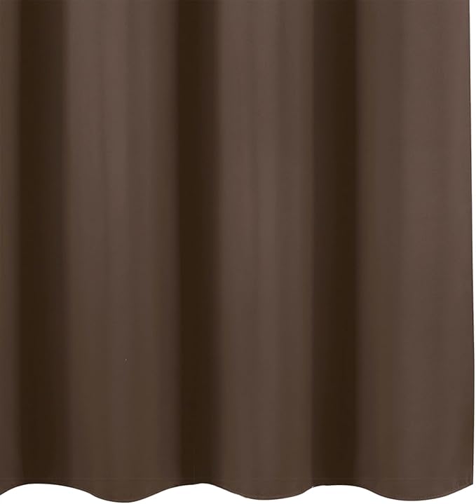 LEMOMO Blackout Curtains 52 x 90 Inch Long Chocolate Curtains Set of 2 Panels Room Darkening Curtains for Bedroom and Living Room