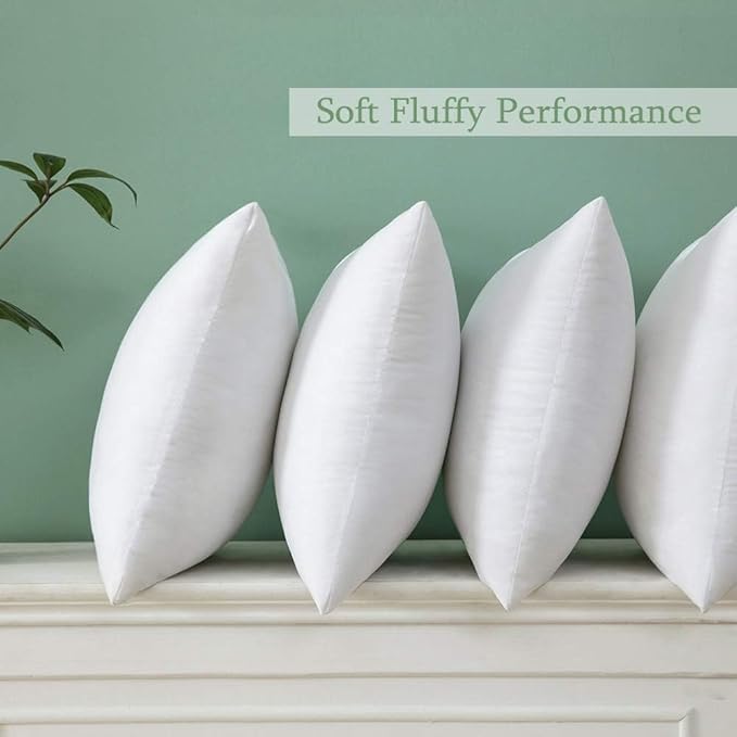 MIULEE Throw Pillow Insert Premium Pillow Stuffer Sham Rectangle for Decorative Cushion Bed Couch Sofa 13x21 Inch