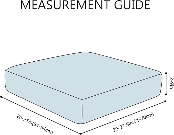 hyha Printed Couch Cushion Covers, Floral Sofa Covers Washable for 2 Cushion Couch, Stretch Pattern Outdoor Cushion Covers for Patio Furniture with Elastic Bottom(2 Packs, Snowflake Bell)