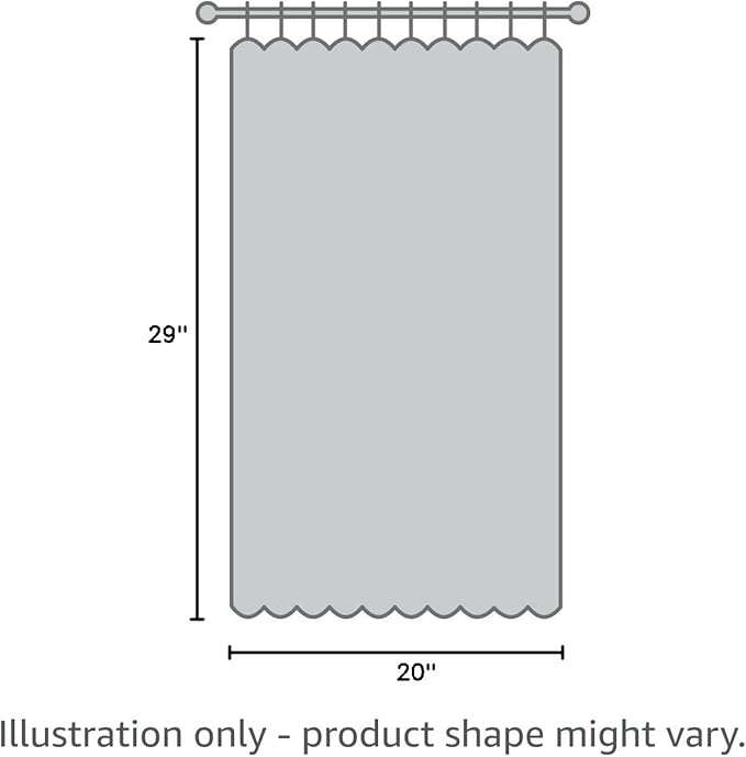 NICETOWN RV Blackout Curtains for Camper Windows, Kitchen Curtains, Short Blackout Curtains & Drapes, Thermal Insulated Rod Pocket Window Treatment Draperies for Nursery (Navy, 29" x 20", Set of 2)