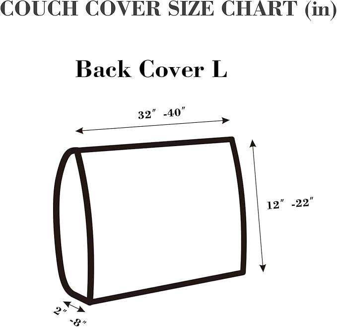 Sofa Covers Couch Covers for Sofa Pet Friendly Couch Cushion Covers Universal Sofa Covers Washable Stretch Slipcovers for Sectional Sofa (Texture Blue,Back Cover L)