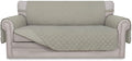 Easy-Going Sofa Slipcover Reversible Loveseat Sofa Cover Couch Cover for 2 Cushion Couch Furniture Protector with Elastic Straps for Pets Kids Dog Cat (Oversized Loveseat, Beige/Beige)