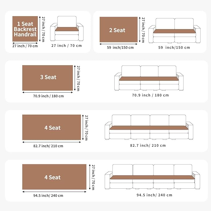 Velvet Couch Covers for Dogs, Dog Sectional Couch Covers, Pet Couchs Cover for Large Sectional, Couchs Protector for Dogs, Sectional Sofa Cover for Pet Washable(1PC,Dark Brown,27.6"×94.4")