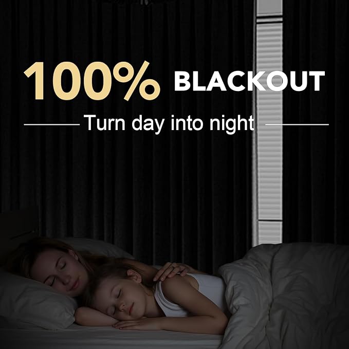 H.VERSAILTEX Primitive Linen Curtains 100% Blackout Curtain Drapes Burlap Curtains with White Thermal Insulated Liner, Grommet Top Drapes Living Room/Bedroom (2 Panels, 42 x 45 Inch, Bright White)