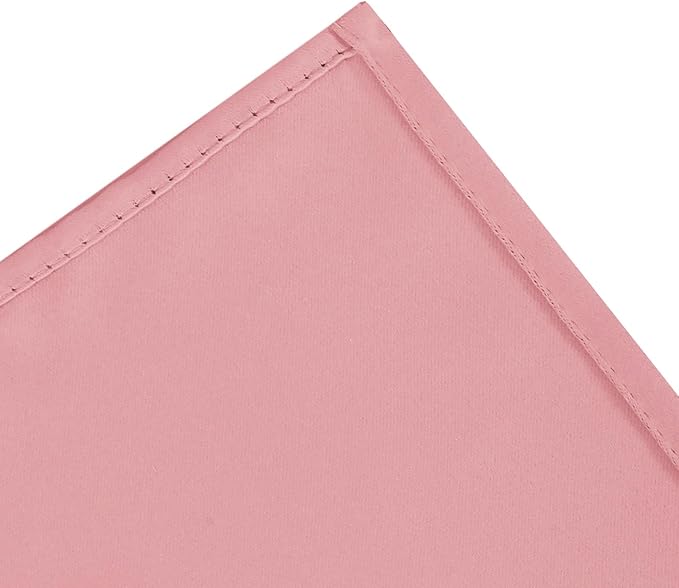 LEMOMO Blackout Curtains 52 x 120 Inch Long Pink Curtains Set of 2 Panels Room Darkening Curtains for Bedroom and Living Room