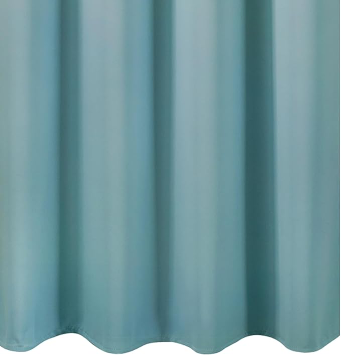 LEMOMO Blackout Curtains 66 x 72 Inch Long Stone Blue Curtains Set of 2 Panels Room Darkening Curtains for Bedroom and Living Room