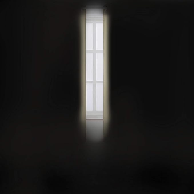 LEMOMO Beige Thermal Blackout Curtains/38 x 63 Inch/Set of 2 Panels Room Darkening Curtains for Bedroom