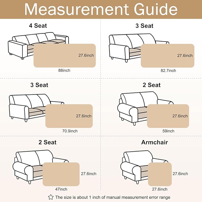 hyha Couch Covers for Dogs Washable, Non Slip Plush Dog Sofa Protectors, Fuzzy Pet Couch Covers for 3 Cushion Sofa Pet Friendly (White, 27.6" x 47")
