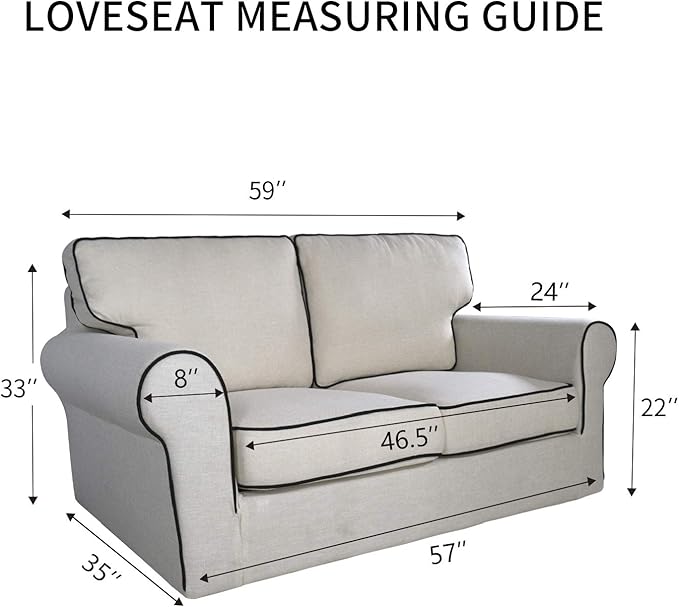 PureFit Super Stretch Sofa Slipcover – Spandex Non Slip Soft Couch Sofa Cover, Washable Furniture Protector with Non Skid Foam and Elastic Bottom for Kids, Pets （Loveseat, Light Gray）