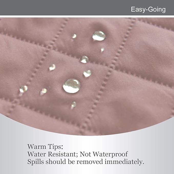 Easy-Going Oversized Chair Sofa Slipcover Reversible Sofa Cover Water Resistant Couch Cover Furniture Protector Cover with Elastic Straps for Pets Dog (Oversized Chair, Pink/Beige)