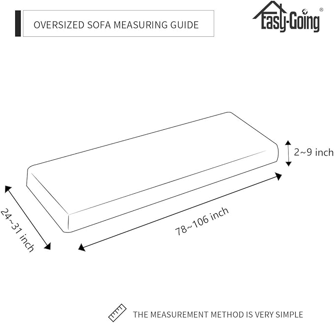 Easy-Going Stretch Loveseat Cushion Cover Sofa Cushion Furniture Protector Sofa Seat Sofa Slipcover Sofa Cover Soft Flexibility with Elastic Bottom(Loveseat Cushion, Bluestone)