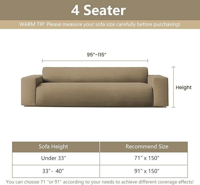 MYSKY HOME Couch Covers for Sofa, Dog Couch Cover Protector, Dark Grey Lines Sofa Covers for Sectional L Shape, Pets Couch Throw Cover Washable Durable Large Couch Cover for Dogs, Cats, 71"X150"