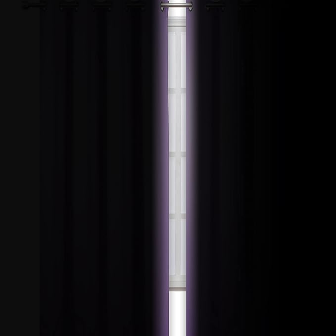 LEMOMO Blackout Curtains 66 x 84 inch/Lavender Curtains Set of 2 Panels/Thermal Insulated Room Darkening Bedroom Curtains