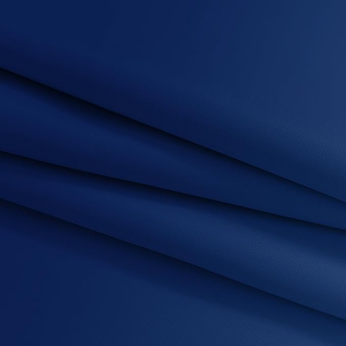 Yakamok Greyish White and Royal Blue Ombre Curtains,Light Blocking Curtains,Room Darkening Grommet Window Drapes for Bedroom(Royal Blue,52x84 Inch,2 Panels)