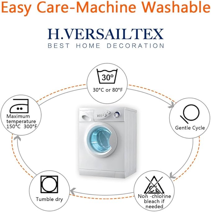 H.VERSAILTEX Blackout Patio Curtains 100 x 108 Inches for Sliding Door Extral Wide Blackout Curtain Panels Thermal Insulated Room Divider - Grommet Top, 9' Tall by 8.5' Wide - Dove Grey