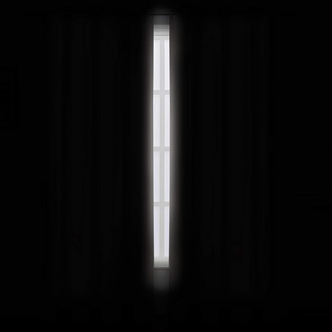 LEMOMO Light Beige Thermal Blackout Curtains/38 x 84 Inch/Set of 2 Panels Room Darkening Curtains for Bedroom