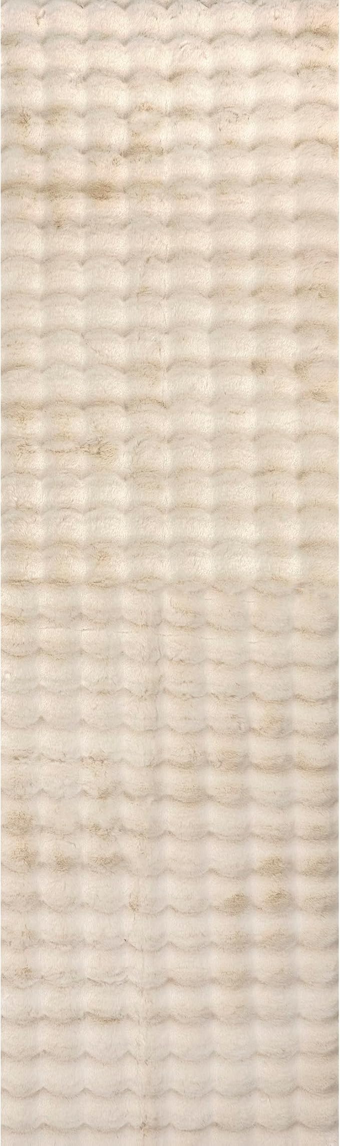 nuLOOM 2' x 8' Cozy Plush SuperiorWash Area Rug, Machine Washable, Non-Slip, Soft Fluffy Shag Carpet for Living Room Bedroom Kids Room Nursery Home Decor, Jeni Beige