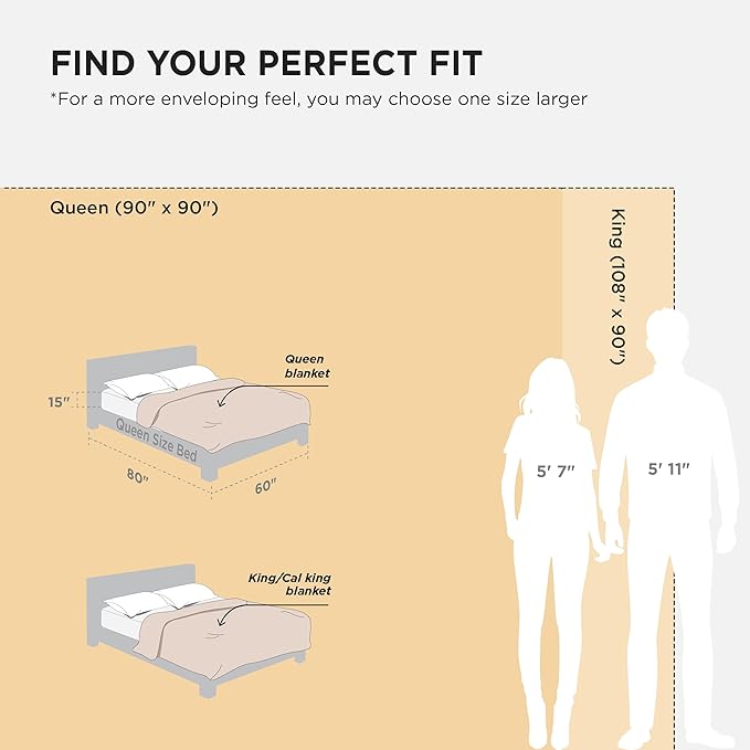 Bedsure 100% Cotton Muslin Blanket Queen Size for Bed - 4-Layer Breathable and Lightweight Thin Soft Summer Gauze Muslin Blankets for Adults, Light Brown, 90x90 Inches