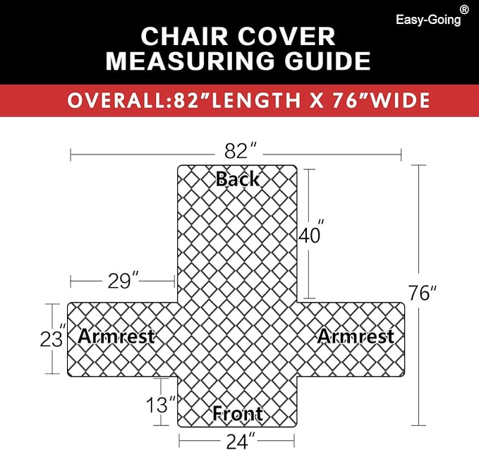 Easy-Going Chair Sofa Slipcover Reversible Sofa Cover Water Resistant Couch Cover Furniture Protector Cover with Elastic Straps for Pets Kids Children Dog Cat (Chair, Gray/Light Gray)