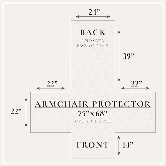 Great Bay Home Reversible Patchwork Chair Cover - Washable Slipcover Furniture Protector with Elastic Straps - Perfect for Kids & Pets - Box-Stitched Detail (Burgundy)