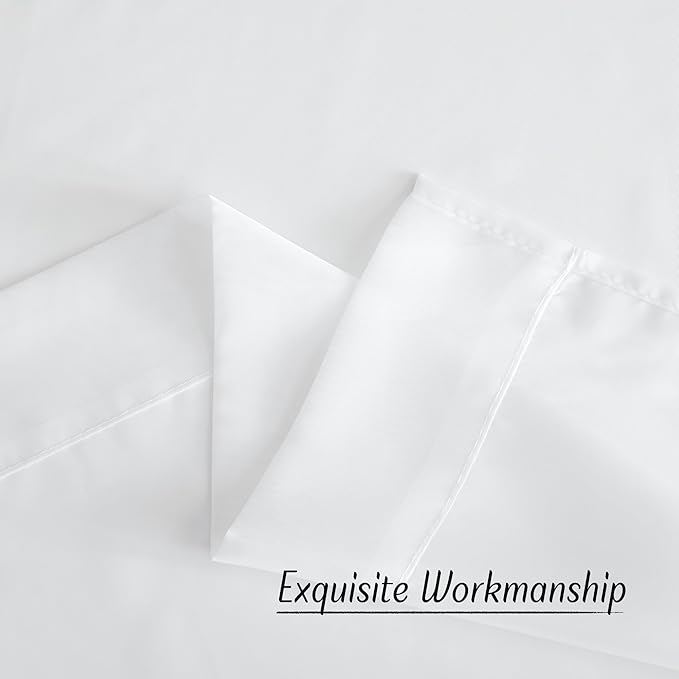 NICETOWN White Sheer Curtains 84 inches Long - Home Decoration Grommet Airy & Lightweight Elegant Window Treatments with Light Filtering for Bedroom/Living Room (2 Panels, W54 x L84)