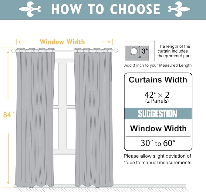 ChrisDowa Blackout Curtains 84 inches Long for Bedroom - 2 Panels Set Grommet Thermal Insulated Room Darkening Curtains for Living Room (Biscotti Beige, 42 x 84 Inch)