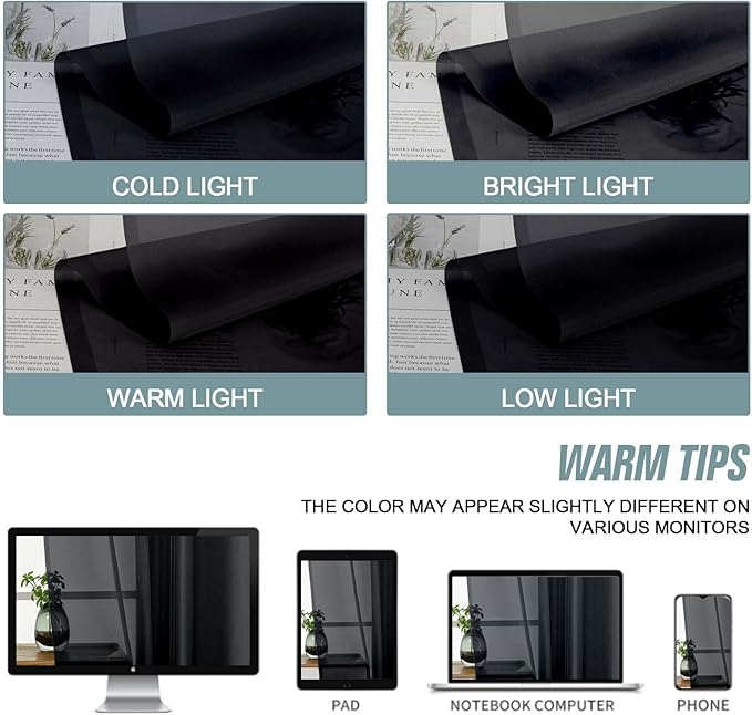 Black Small Sheer Curtains 2 Panels Set, Kitchen Curtains 36 Inch Length, Elegant Light Filtering Short Window Drapes for Living Room Bedroom, Dual Rod Pocket Design, 2x42Wx36L Inches