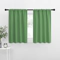NICETOWN Blackout Curtains for Living Curtains, Froest Green, 2 Panels, 29 by 30, Room Darkening Window Curtain Panels, Easy-Care Solid Thermal Insulated Draperies/Drapes for Daughter Room