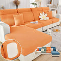 Soothing Home Sofa Covers, Sofa Hero Covers, Wear-Resistant Universal Couch Covers Washable Stretch Sectional Couch Cushion Covers (Orange,Pillow Cover)