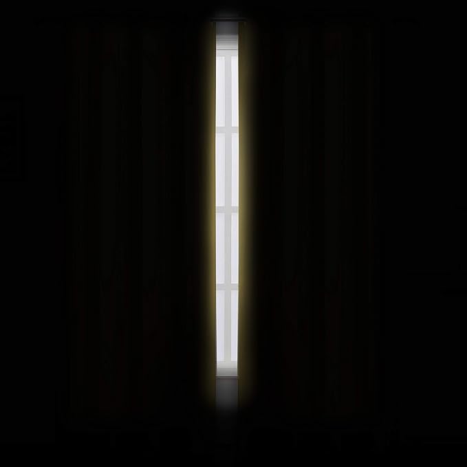 LEMOMO Blackout Curtains 66 x 84 inch/Yellow Curtains Set of 2 Panels/Thermal Insulated Room Darkening Bedroom Curtains