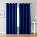 ChrisDowa Blackout Curtains 108 Inches Long 2 Panels Set for Living Room, Grommet Thermal Insulated Room Darkening Curtains for Bedroom (Royal Blue, 52 x 108 Inch)