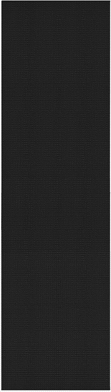 KOZYFLY Extra Long Runners for Hallways 3x20 ft Washable Kitchen Runner Non Slip Rubber Backed Hallway Rug Cotton Entryway Runner Rug Floor Carpet for Indoor Hall, Kitchen, Stair, Black/Dark Grey