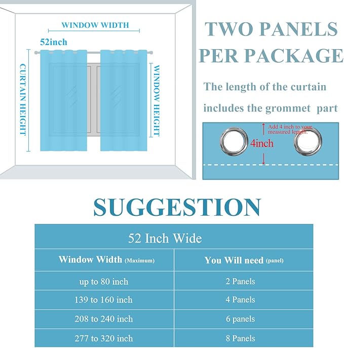 Ombre Purple and Gray Blackout Curtains 63 Inch Length 2 panels, Full Room Darkening Grommet Thermal Insulated Gradient Drapes for Girls Room, Full Light Blocking Curtains for Bedroom, 52x63 Inch
