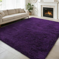 8x10 Fluffy Area Rugs for Living Room,Shag Area Rug for Bedroom,Soft Purple Fuzzy Rug Non-Shedding Indoor Plush Carpet for Kids Bedroom Nursery Home Decor