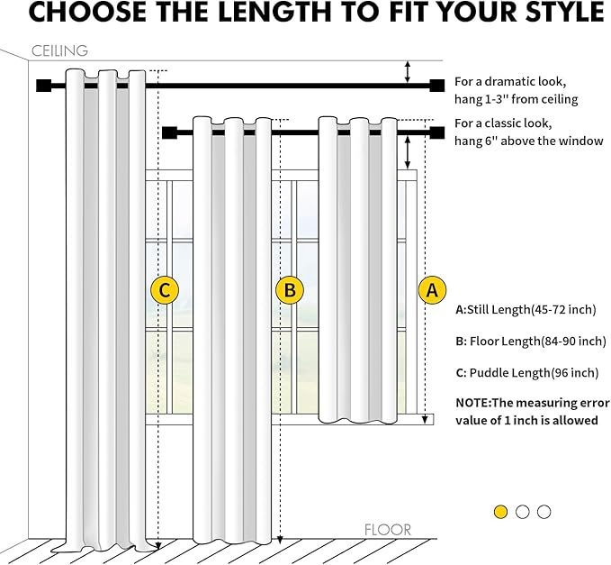 MIULEE Taupe Brown Blackout Curtains for Bedroom Living Room 84 Inches Long 2 Panels, Thermal Insulated Room Darkening Drapes Solid Grommet Noise Reduction Light Blocking Window Treatments 40x84 Inch