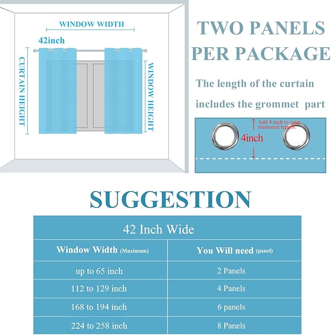 Estelar Textiler Navy Blue and Sage Green Ombre Blackout Curtains for Bedroom, Thermal Insulated Full Room Darkening Grommet Gradient Drapes for Living Room, 42Wx84L, 2 Panels
