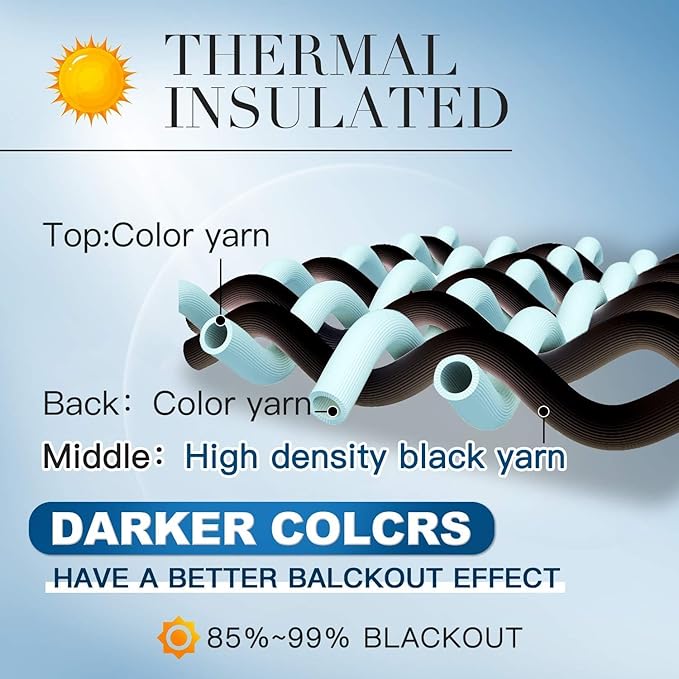 Yakamok Blackout Curtains Room Darkening Thermal Insulated Window Panels,Solid Grommet Top Drapes for Bedroom/Living Room(42Wx72L, Lilac, 2 Panels)