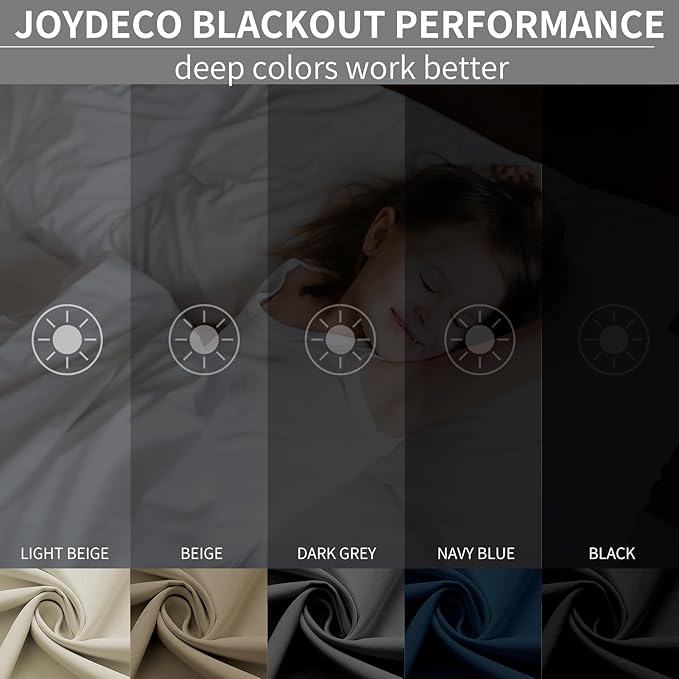 Joydeco Blackout Curtains 90 Inch Length 2 Panels Set, Thermal Insulated Long Curtains& Drapes 2 Burg, Room Darkening Grommet Drapes for Bedroom Living Room Window (Sage Green, W52 x L90 Inch)