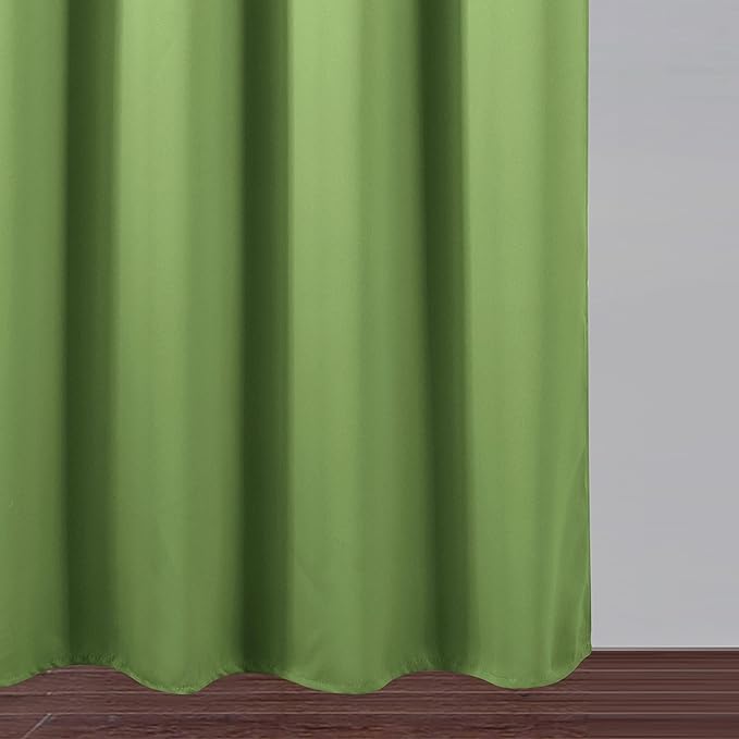 LEMOMO Light Green Thermal Blackout Curtains/52 x 108 Inch/Set of 2 Panels Room Darkening Curtains for Bedroom