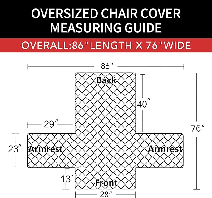 Easy-Going Oversized Chair Sofa Slipcover Reversible Sofa Cover Water Resistant Couch Cover Furniture Protector Cover with Elastic Straps for Pets Dog (Oversized Chair, Chocolate/Chocolate)