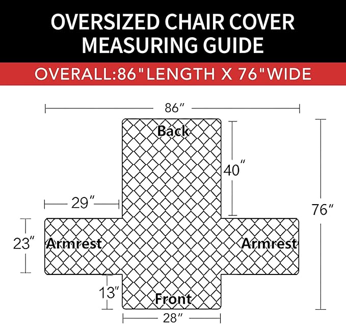 Easy-Going Oversized Chair Sofa Slipcover Reversible Sofa Cover Water Resistant Couch Cover Furniture Protector Cover with Elastic Straps for Pets Dog (Oversized Chair, Army Green/Beige)