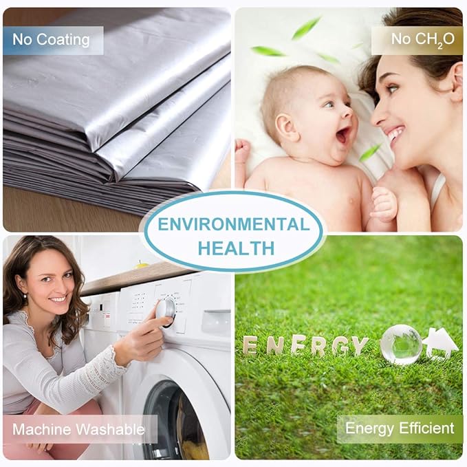RYB HOME Kitchen Blackout Curtains Over Sink 36 inch Length, Rod Pocket Summer Light UV Blocking Energy Efficient, Cabinet Shelf Cupboard Coverings, Width 29 by Length 36, Silver Grey, 2 Panels