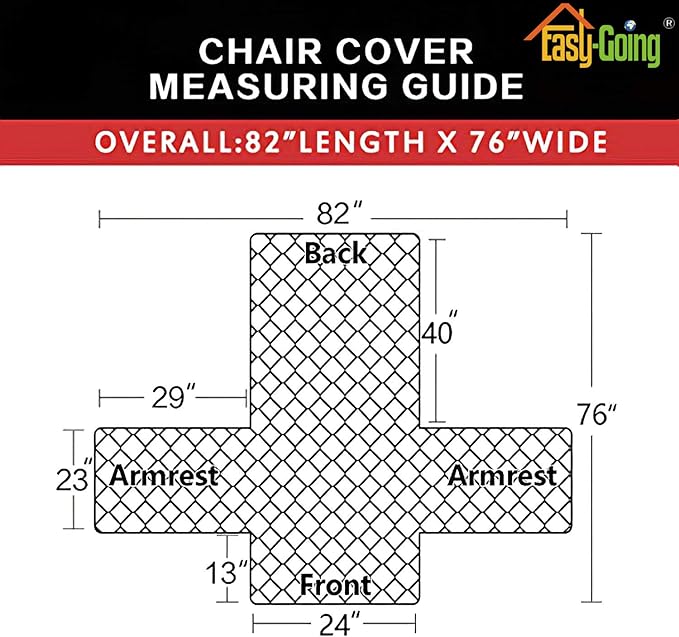 Easy-Going Chair Sofa Slipcover Reversible Sofa Cover Water Resistant Couch Cover Furniture Protector Cover with Elastic Straps for Pets Kids Children Dog Cat (Chair, Chocolate/Ivory)