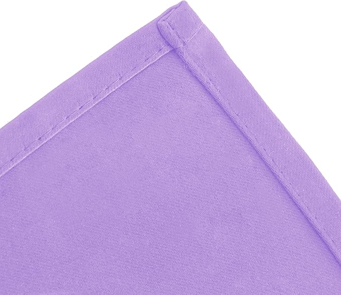 LEMOMO Lavender Blackout Curtains 38 x 63 Inch Length/Set of 2 Curtain Panels/Thermal Insulated Room Darkening Blackout Curtains for Bedroom