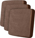 Leather Look Couch Cushion Covers Sofa Seat Slipcovers Sets Couches Furniture Protector for Sectional Armchair Loveseat Pets Kids Stretch Spandex Fabric (3 Cushion Sofa, Brown)