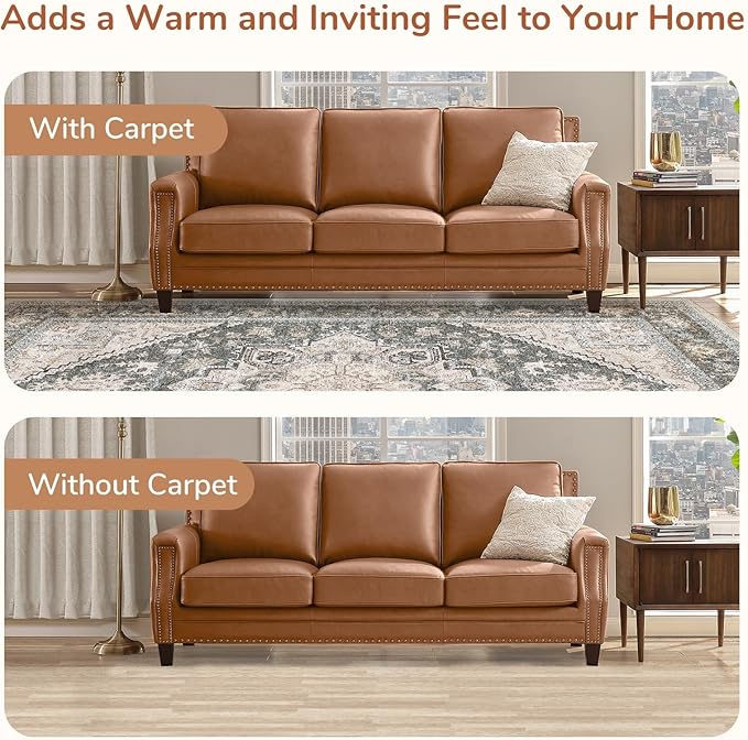 OPPODREAM Soft Area Rugs 3x5, Washable Rugs with Non Slip Backing, Low-Pile Throw 3x5 Carpet, Faux Cashmere 3 x 5 Carpet, Greenish Grey