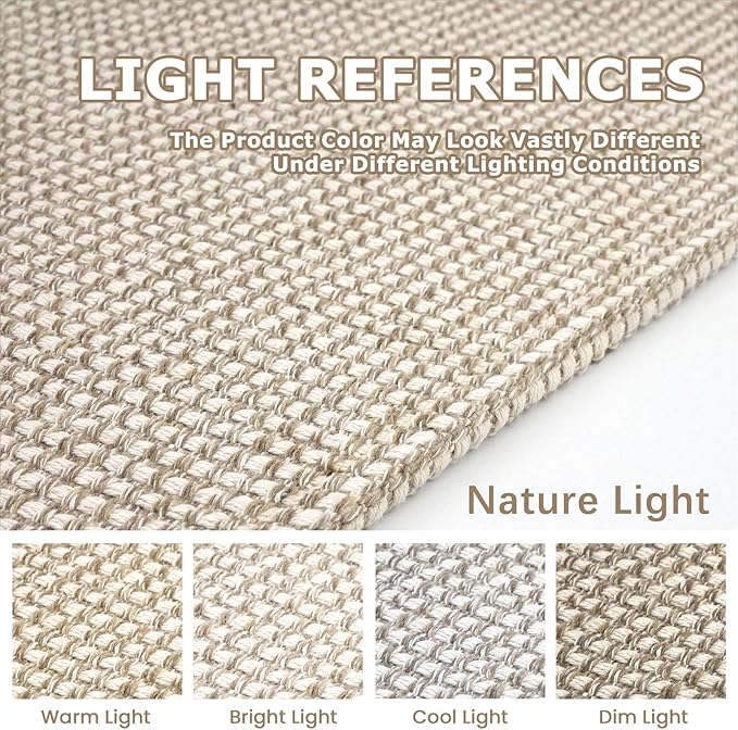 KOZYFLY Runners for Hallways 2x7 ft Washable Kitchen Runner Non Slip Rubber Backed Hall Runners Cotton Entryway Runner Rugs Floor Carpet for Indoor Backdoor Bedroom Kitchen, Ivory/Khaki